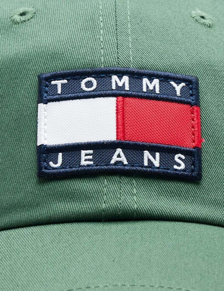 Gorra TOMMY JEANS heritage cap green